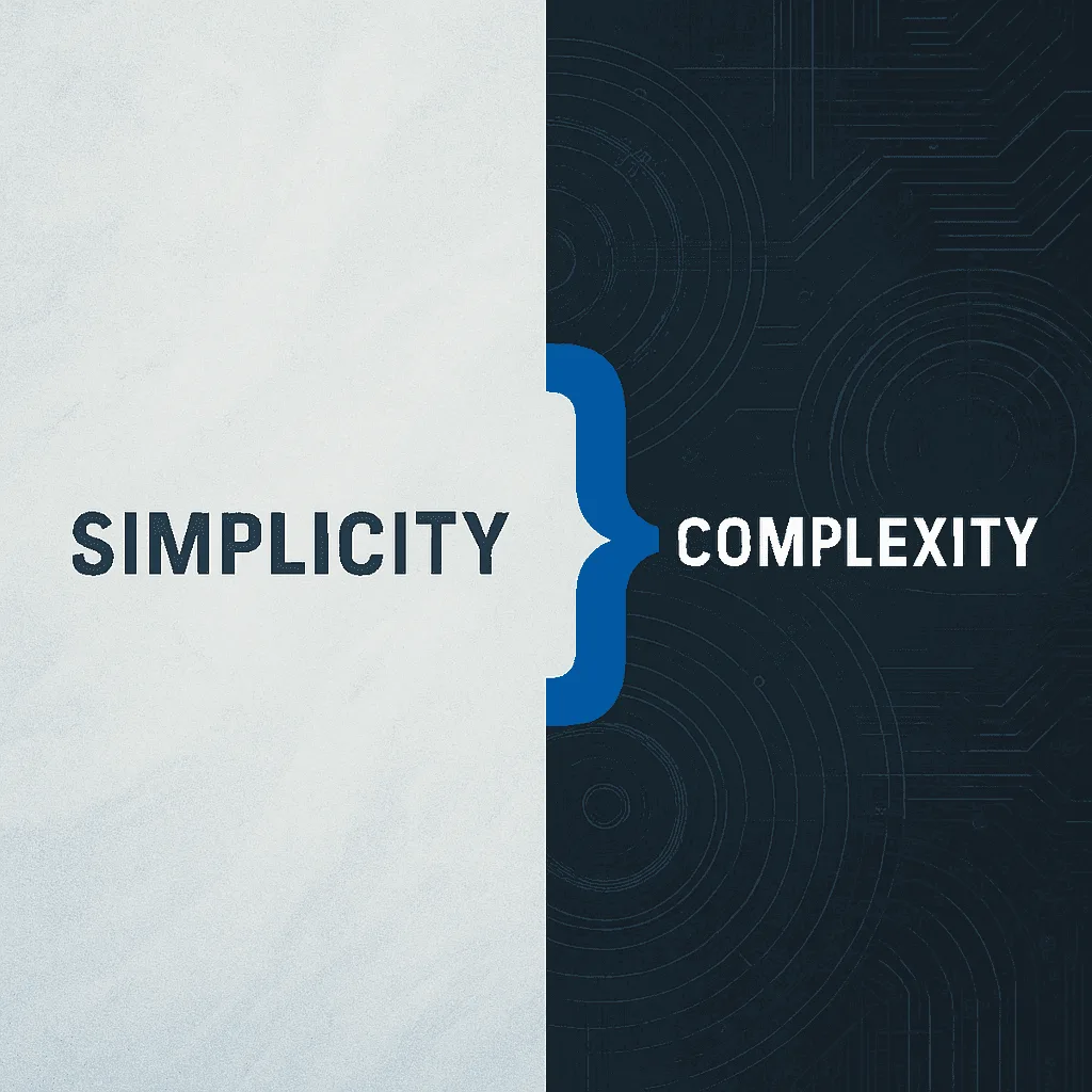 Simplicity vs Oversimplification