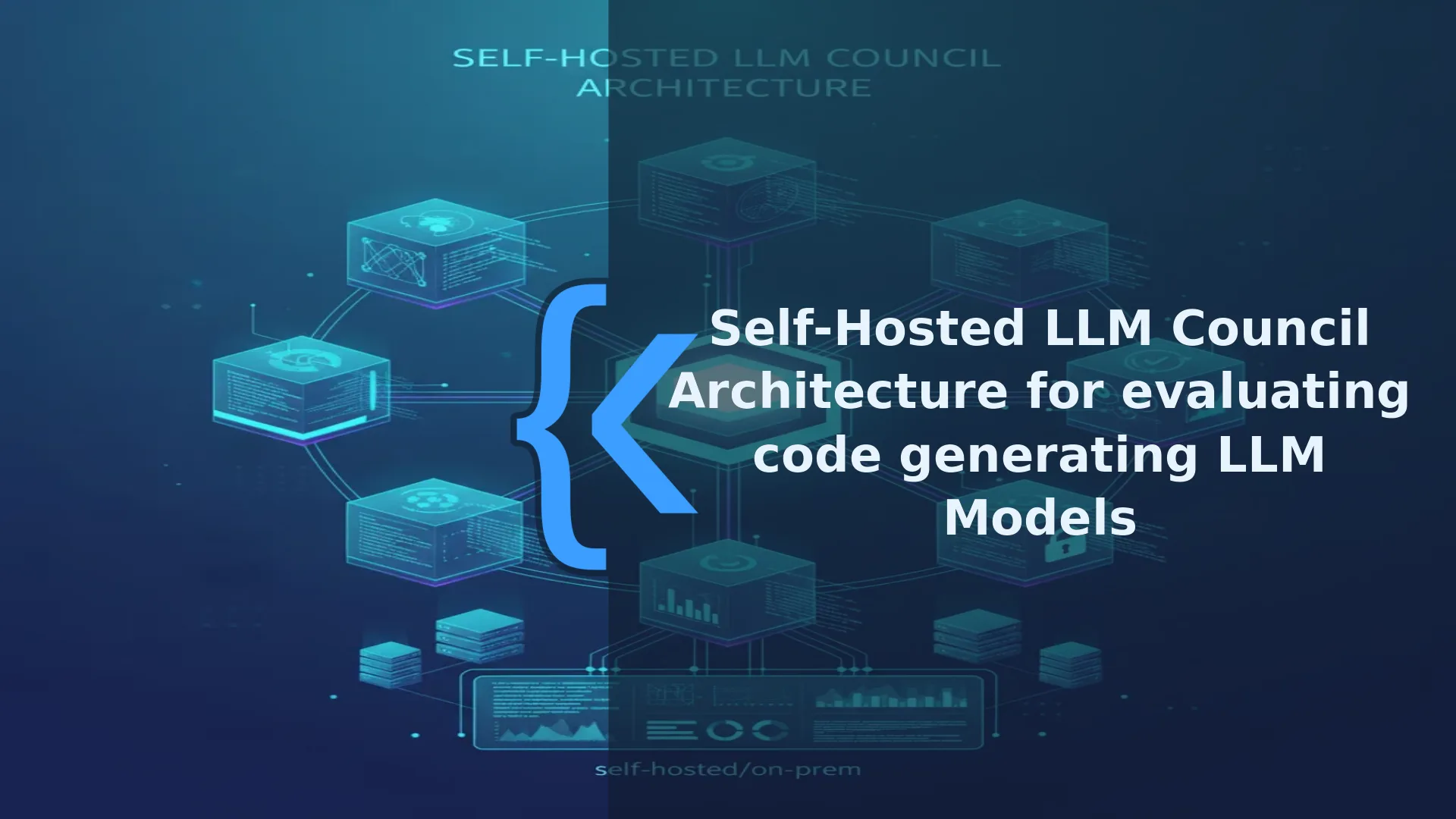 Self-Hosted LLM Council Architecture for evaluating code generating LLM Models