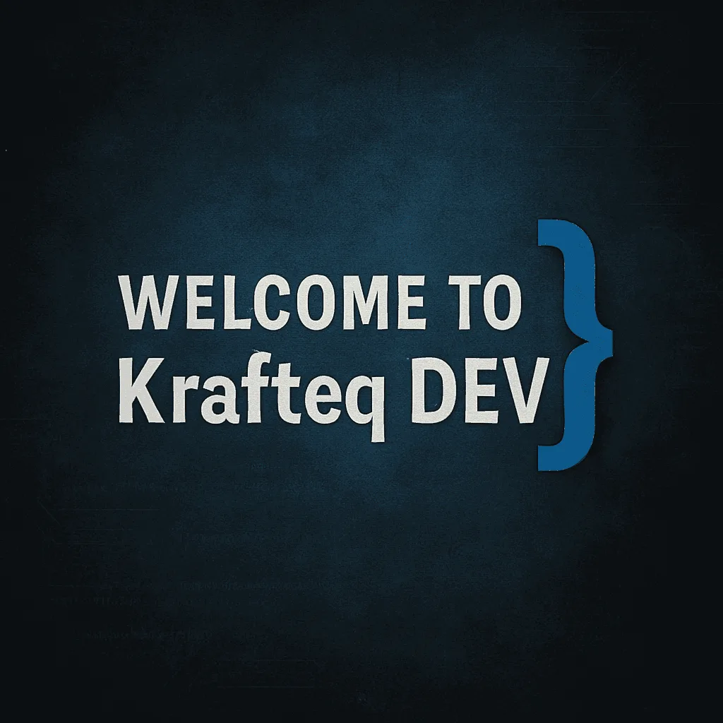 Welcome to Krafteq DEV